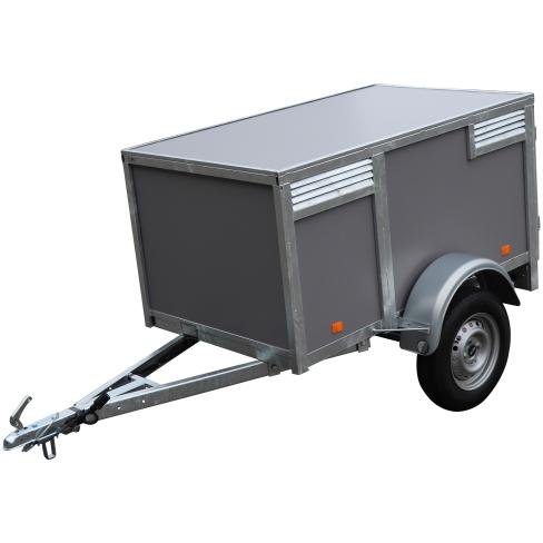 RCHIENS3G-Remorque-3-chiens-gris-2.jpeg Anhänger für 3 graue Hunde – Bild 1