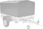 750 kg Anhänger 200 x 125 mit Domdeckel und Überrollbügel Garden Trailer 201 KIPP – Bild 10