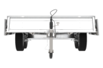 Zweiachsanhänger 254×151 mit Unitrailer Vollgummirädern 250/2 dmc 750 kg – Bild 9