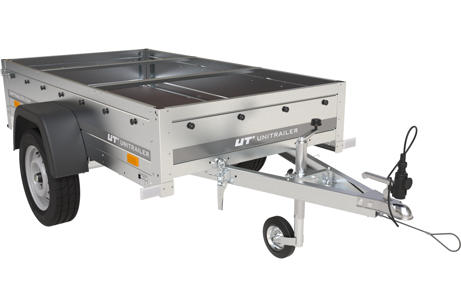 fre_pl_Remorque-de-jardin-200-Kipp-avec-roue-jockey-chassis-H-0-et-bache-bleue-4535_2-2.png Praktischer PKW-Anhänger Garden Trailer 200 Kipp mit kippbarer Deichsel, blauer Plane – Bild 1