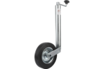 Garden Trailer 200 Kipp Einachsanhänger mit Stützrad und blauer Flachplane – Bild 17